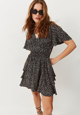 Платье мини со свободными короткими рукавами - TO BE ONE фото 3