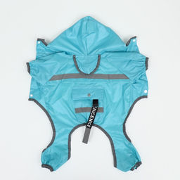 Комбинезон для собак, демисезонный с козырьком, размер 3ХL (ДС 50, Ог 67, ОШ 51 см), голубой 93812 - Simaland фото 26