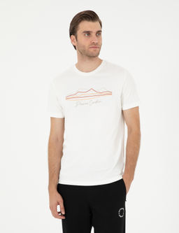 Beyaz Slim Fit Ti__rt