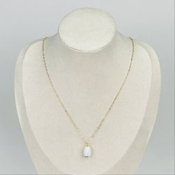 Кулон на цепочке из Говлита 45 см +