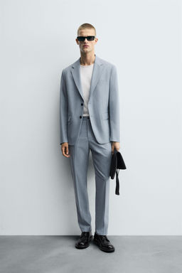 SLIM FIT SUIT TROUSERS