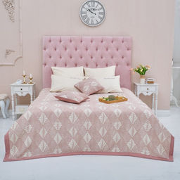 Покрывало хлопковое Этель Лес 200х2405 см, цвет бежевый, 100% хлопок, 300 гр/м2