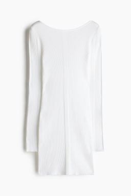 Vestido ajustado en punto de canale - H&m фото 8