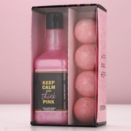 Подарочный набор косметики Keep calm, гель для душа виски 250 мл и бомбочки для ванны 4?40 г, Чистое счастье  фото 9