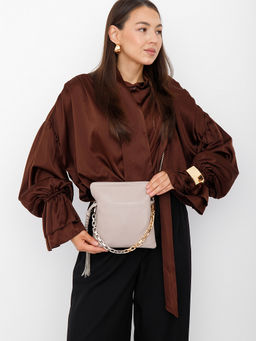 Сумка 6010-2L apricot rice Polina&Eiterou