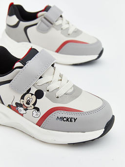 Mickey Mouse Bask?l? Erkek Bebek Spor Ayakkab?