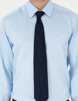 A__k Mavi Slim Fit Uzun Kollu Basic G_mlek - Pierre cardin фото 6