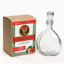 Подарочный набор для приготовления настойки Егерь: травы и специи 36 г, штоф 500 мл., инструкция