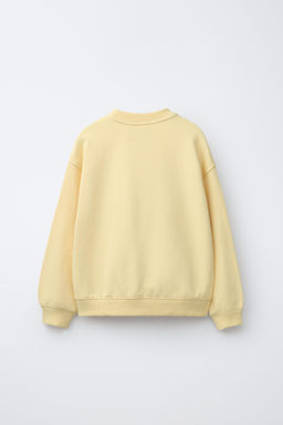 SUDADERA JOGGING TEXTO / Amarillo - Zara фото 2