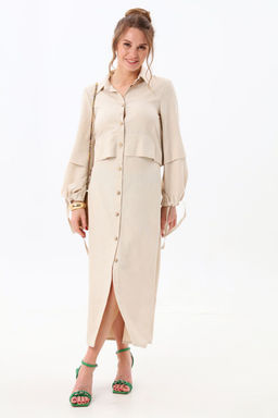 Платье NIKVA н944-6 песочный