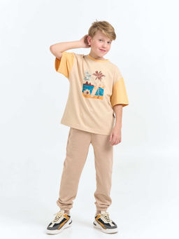 Джоггеры Беж 7+ - Bungly фото 3