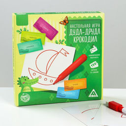 Настольная игра «Дудл-друдл. Крокодил» 2 в 1