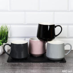 Кружка 440 мл Классика Пастель/ SY7570 /уп 48/ - Галеонтрейд фото 2