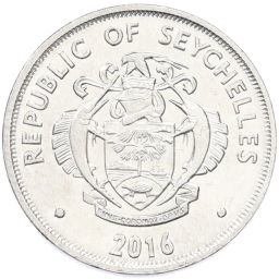 Монета 25 центов 2016 года Сейшелы