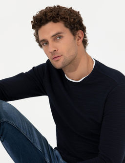 Lacivert Sweatshirt - Cacharel фото 2