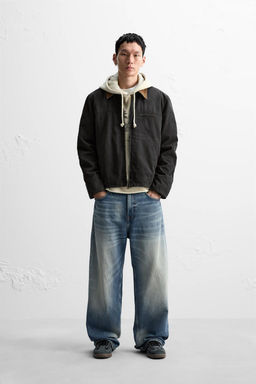 JACKET WITH CONTRAST COLLAR - Zara фото 9