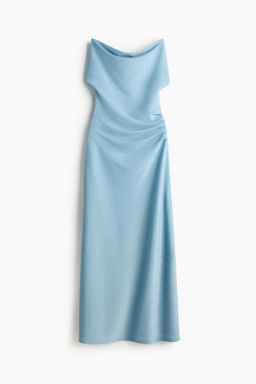 Vestido halter con brillo