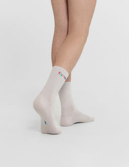 Цена за 5 пар! Носки мужские серые с рисунком в виде надписи СУЕТОЛОГ - Mark formelle фото 2