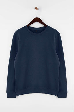 Siyah-Bordo-Lacivert 3lu Paket Regular/Normal Kesim Basic Ici Polar Sweatshirt TMNAW26SW00006