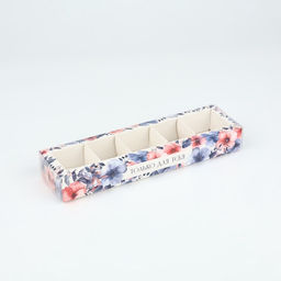 Цена за 5 шт. Коробка под 5 конфет с ячейками «Только для тебя», 6×23×3 см