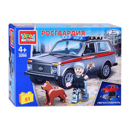 Конструктор Lada 4х4: Росгвардия, 51 дет.