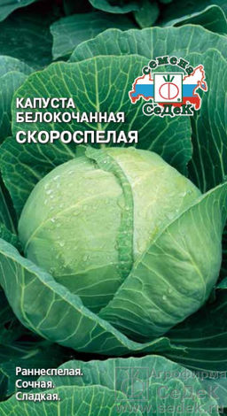 Капуста б/к Скороспелая 0,5г (СеДеК)