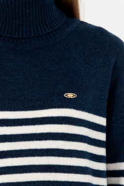 Женский темно-синий свитер - U.s. polo assn фото 7