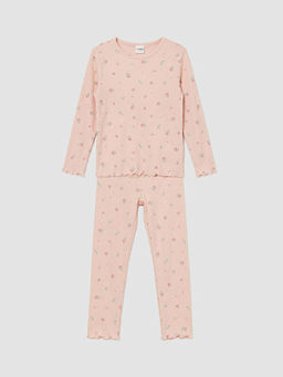 Desenli K?z Bebek Pijama Tak?m?