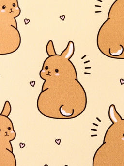 Обложка для паспорта Аниме Many hare, плотность 600 мкм