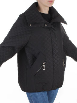 BM8819 BLACK Куртка демисезонная женская (50 гр. синтепон)