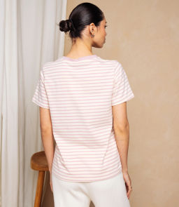 Футболка #КТ8355, пудровый