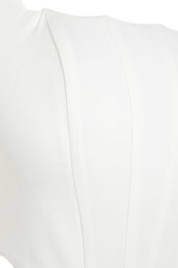 Trendyolmilla Ekru Ask?l? Korse Crop Dokuma Bluz TWOSS23BZ00938  фото 16