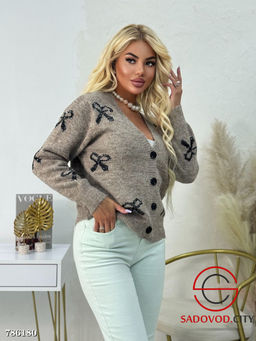 Кардиган укороченный на пуговицах - Bruno фото 9