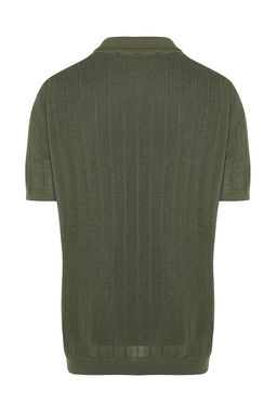 TRENDYOL MAN Limited Edition Kahverengi Regular Fit Pamuklu K?sa Kol Polo Yaka Triko Tshirt TMNSS23PO00024 - Trendyolmilla фото 10