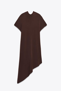 MIDI TUNIC DRESS WITH BOW - Zara фото 11