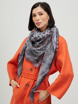 Большой, красивый платок из вареного хлопка. Рисунок на полотно наносится вручную - Tantino фото 7