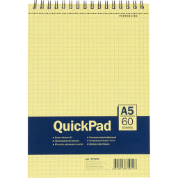 Блокнот 60л,кл,А5,Yellow Pad,спираль,тон.блок 70г/м - Attache фото 2