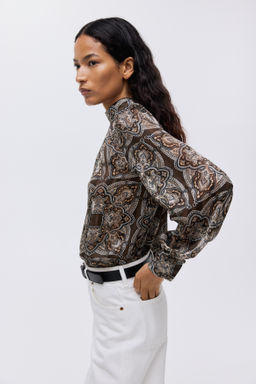 Stand-collar blouse - H&m фото 6