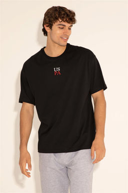 Мужская черная футболка - U.s. polo assn фото 12