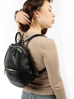 LACCOMA рюкзак Мэри-Y2005-черный эко кожа хлопок  фото 2