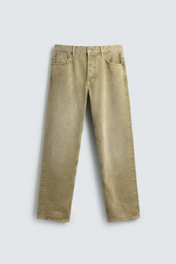JEANS STRAIGHT FIT LIMITED EDITION / Khaki claro - Zara фото 7