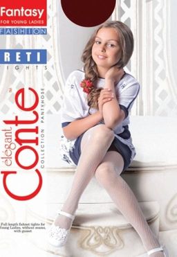 Колготки дет. RETI 13С-46СП р.152-164 (40/10) - bianco - Conte elegant фото 2