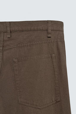WASHED STRAIGHT-LEG TROUSERS - Zara фото 10
