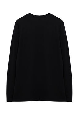 TRENDYOL MAN Siyah Slim/Dar Kal?p V Yaka %100 Pamuklu T-shirt TMNAW25TS00006 - Trendyolmilla фото 6