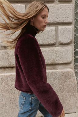 DOUBLE-FACED JACKET WITH TOGGLES - Zara фото 5