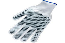 Перчатки синтетич "ТОЧКА" арт. 2472, А32,5241, 5321,0003 ч,б,кр., цв. 12 пар в уп (ЦЕНА ЗА ПАРУ)