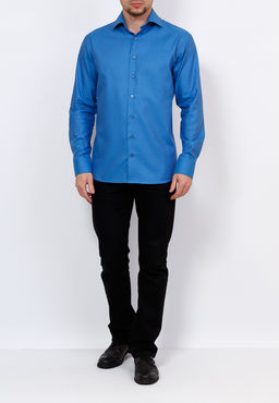 Сорочка мужская длинный рукав BERTHIER PARIS-007042/ Fit-M(2)  фото 7