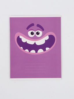 Цена за 20 шт. Тетрадь А5, 12 листов в косую линейку "Мордочки" микс