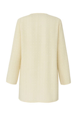 Bej Midi Dokuma Baglama Detayl? Plaj Kimono&Kaftan TBESS25KM00031 - Trendyolmilla фото 7