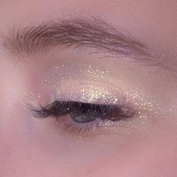 Глиттер минеральный для макияжа Золотистый - Ecomake фото 3